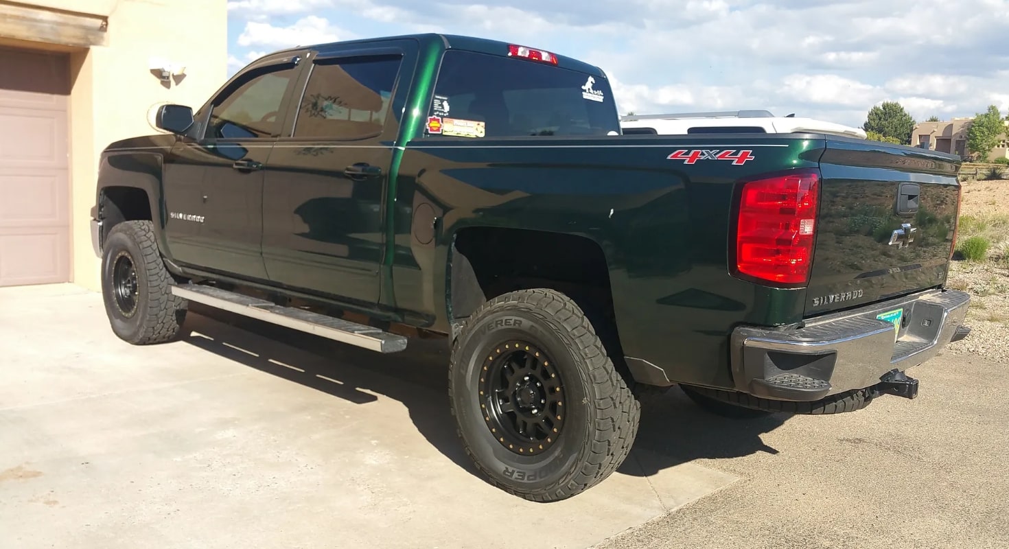 photo 2 Chevrolet Silverado 1500 custom wheels 17x8.5, ET 0, tire size 315/70 R17. x ET