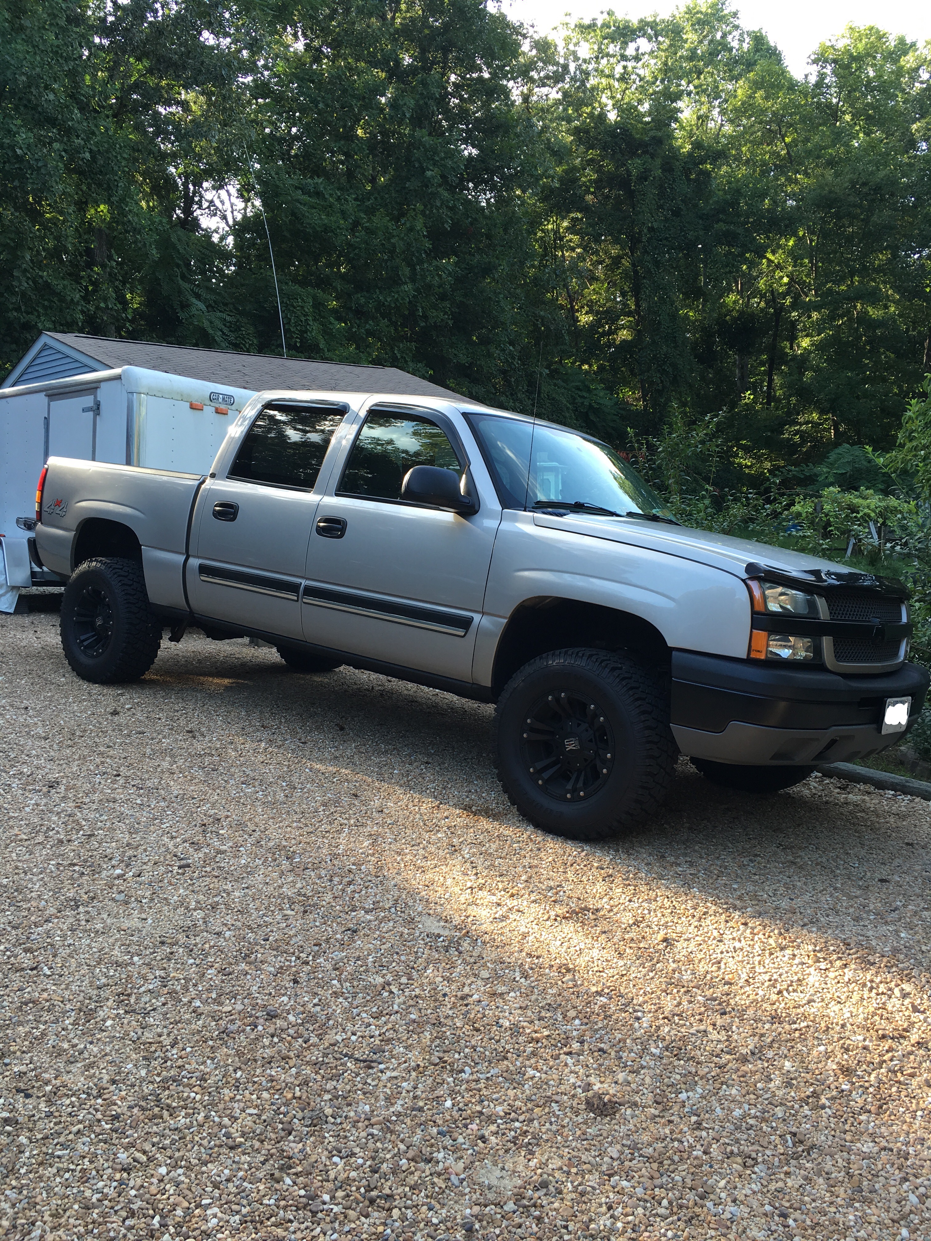 photo 2 Chevrolet Silverado 1500 custom wheels   17x9.0, ET , tire size 33X12.5 R17. x ET 