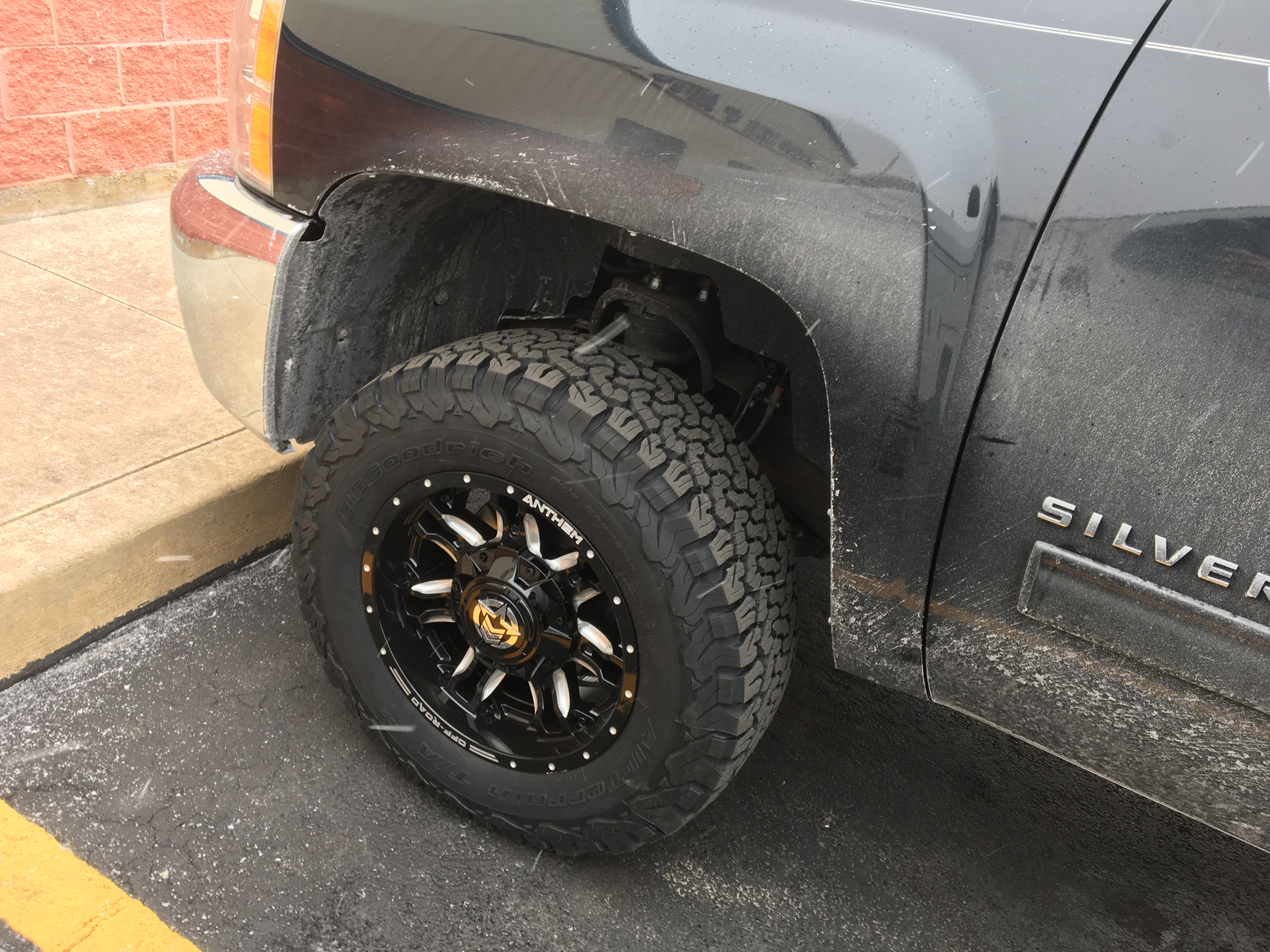 photo 3 Chevrolet Silverado 1500 custom wheels   18x9.0, ET 0, tire size 285/65 R18. x ET 