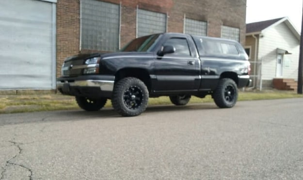 photo 2 Chevrolet Silverado 1500 custom wheels   17x9.0, ET 0, tire size 265/70 R17. x ET 