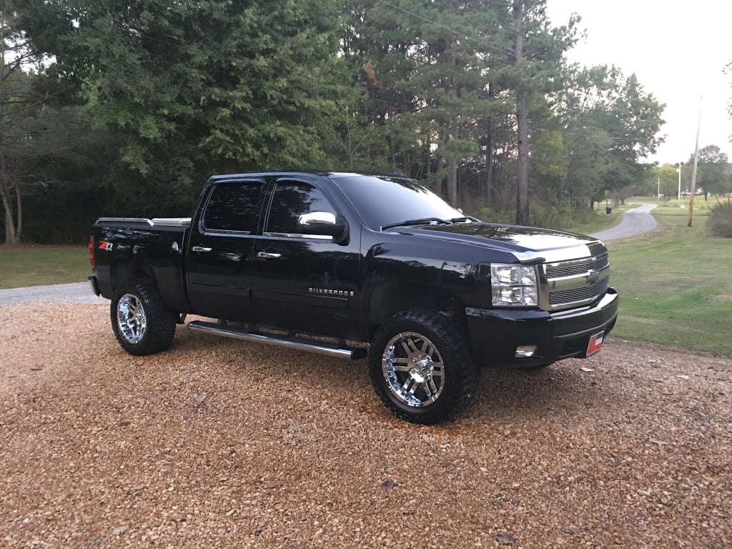 photo 3 Chevrolet Silverado 1500 custom wheels   20x10.0, ET -18, tire size 305/55 R20. x ET