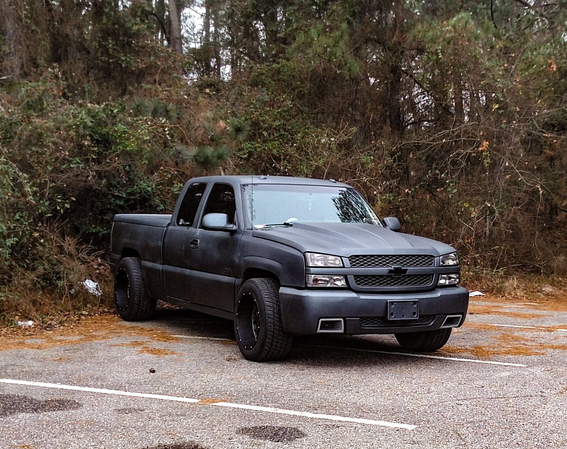 photo 1 Chevrolet Silverado 1500 custom wheels   20x12.0, ET -76, tire size X R20. x ET 