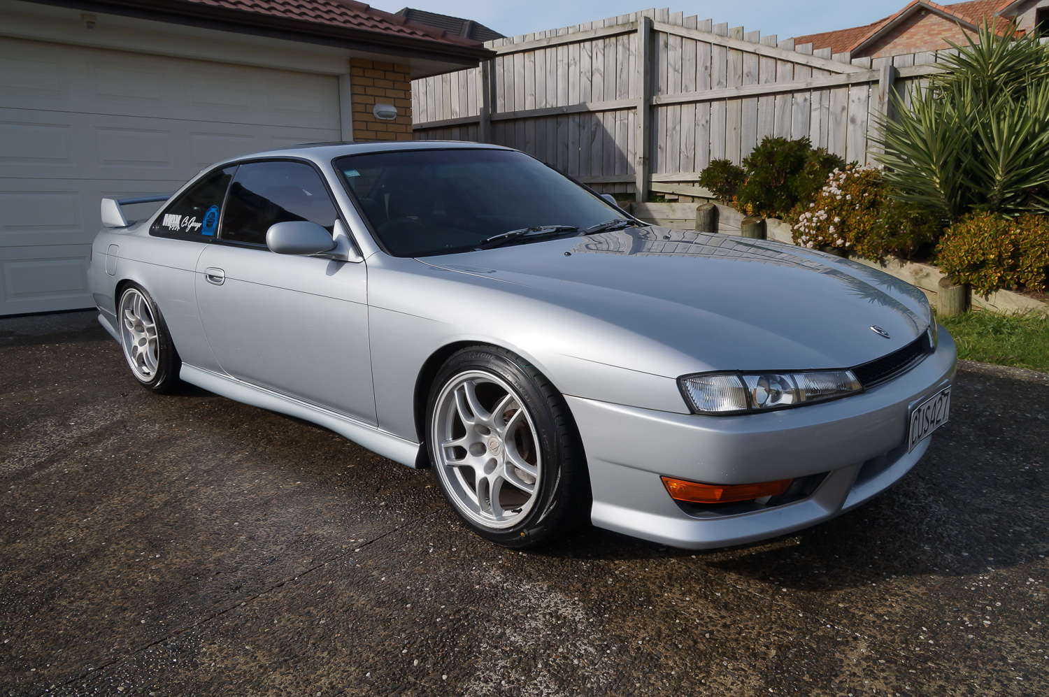 photo 1 Nissan S14 custom wheels Nissan R33 GTR OEM 17x9.0, ET +30, tire size 225/45 R17. x ET