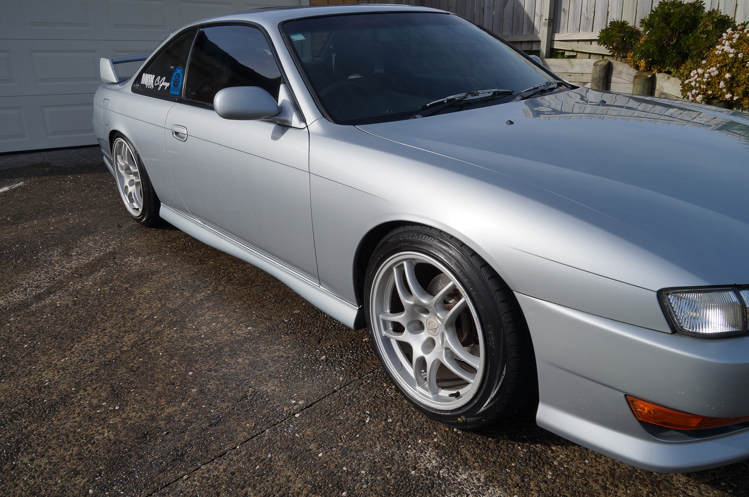 photo 6 Nissan S14 custom wheels Nissan R33 GTR OEM 17x9.0, ET +30, tire size 225/45 R17. x ET