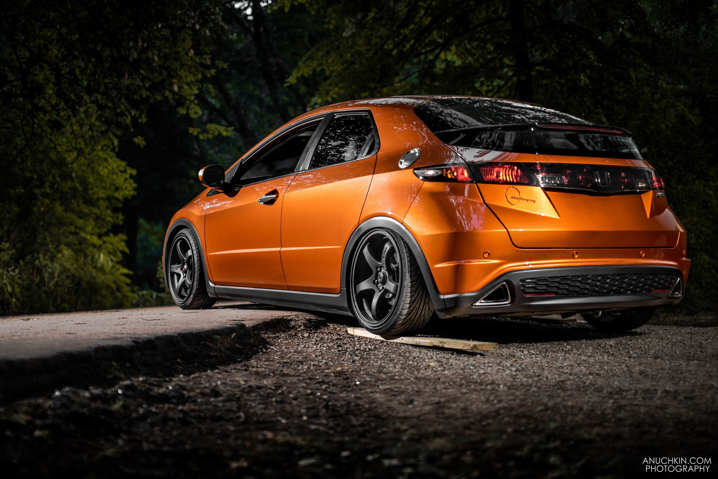 photo 1 Honda Civic custom wheels Sakura  18x8.0, ET +35, tire size 205/35 R18. x ET 