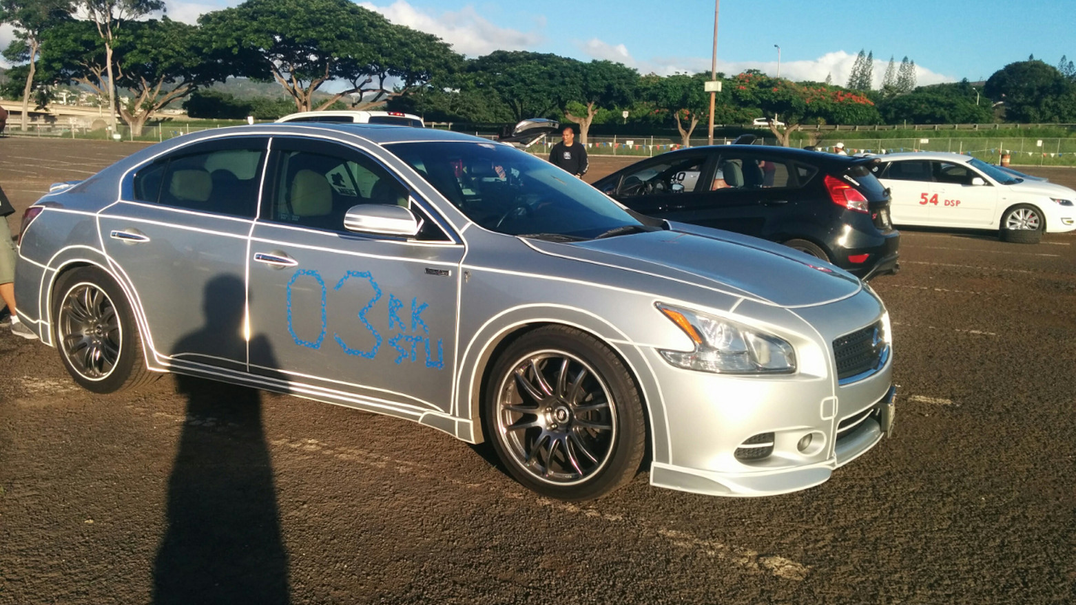 photo 2 Nissan Maxima custom wheels Enkei GTC01 19x9.5, ET +42, tire size 245/40 R19. x ET