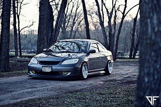 photo 2 Honda Civic custom wheels esm 002r 16x9.0, ET +15, tire size 205/45 R16. 16x9.0 ET+15