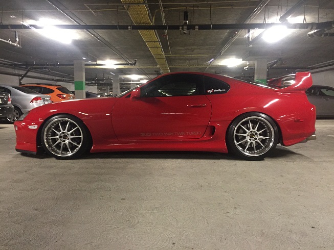 photo 1 Toyota Supra custom wheels Blitz Technospeed Z1 19x9.5, ET +17, tire size 235/35 R19. 19x11.0 ET+20 275/35 R19