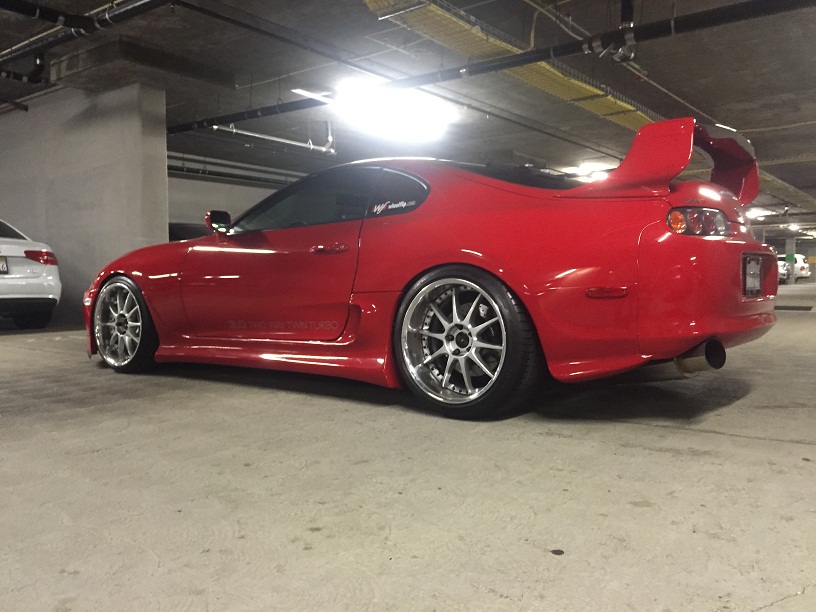 photo 5 Toyota Supra custom wheels Blitz Technospeed Z1 19x9.5, ET +17, tire size 235/35 R19. 19x11.0 ET+20 275/35 R19