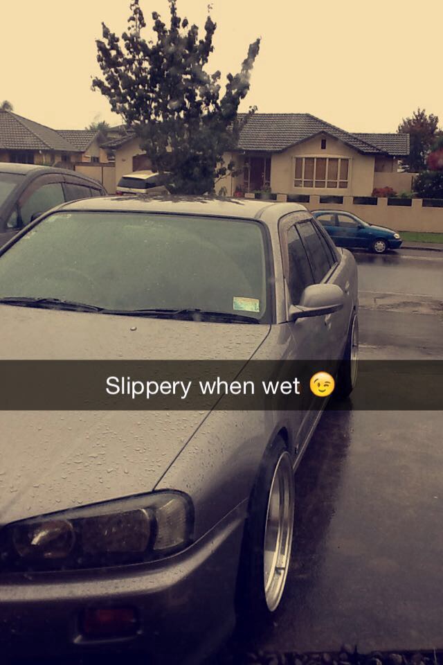 photo 2 Nissan R31-R34 Skyline 4dr custom wheels Touchdown Wheels Unknown 18x10.5, ET +22, tire size 235/40 R18. 18x10.5 ET+22 