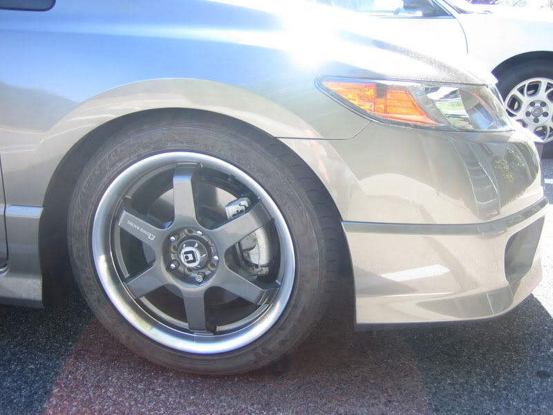 photo 1 Honda Civic custom wheels Motegi FF6 17x7.0, ET +42, tire size 225/45 R17. x ET