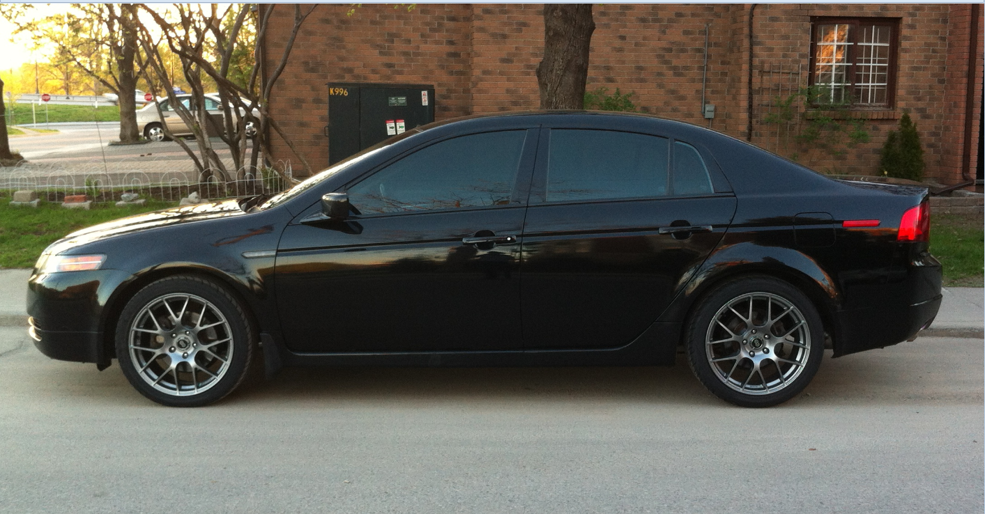 photo 2 Acura TL custom wheels Enkei Raijin 18x8.0, ET +45, tire size 235/40 R18. x ET