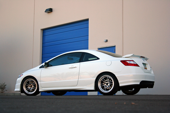photo 2 Honda Civic custom wheels Enkei RPF1 17x9.0, ET +40, tire size 245/40 R17. x ET