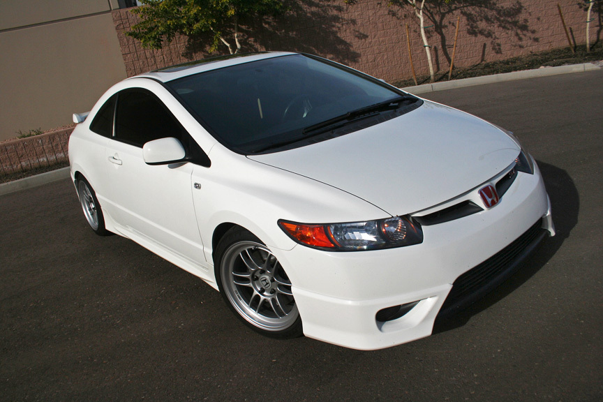 photo 9 Honda Civic custom wheels Enkei RPF1 17x9.0, ET +40, tire size 245/40 R17. x ET