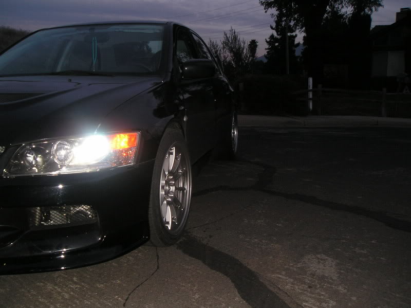 photo 2 Mitsubishi Lancer Evolution custom wheels Enkei  Nt03-m 18x9.5, ET +27, tire size X R18. 18x9.5 ET+37