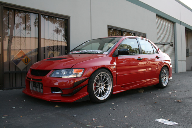 photo 1 Mitsubishi Lancer Evolution custom wheels Enkei NT03M 18x9.5, ET +12, tire size X R18. 18x9.5 ET+12 