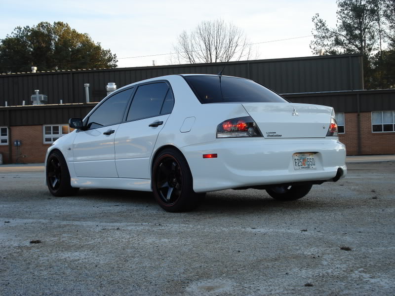 photo 2 Mitsubishi Lancer Evolution custom wheels Rota P45R 18x9.5, ET +30, tire size X R18. x ET