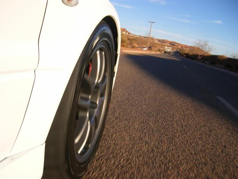 photo 1 Mitsubishi Lancer Evolution custom wheels Work CR-KAi 17x8.5, ET , tire size X R17. x ET