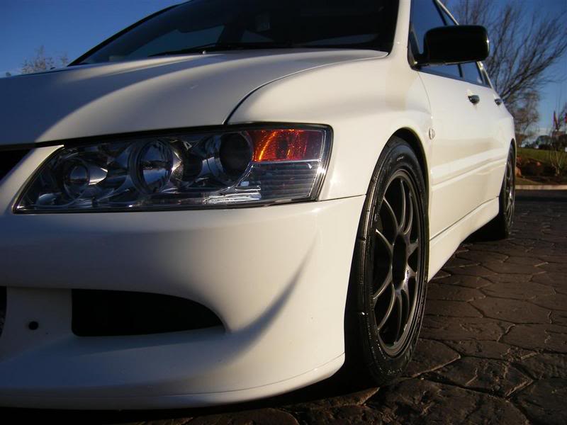 photo 3 Mitsubishi Lancer Evolution custom wheels Work CR-KAi 17x8.5, ET , tire size X R17. x ET