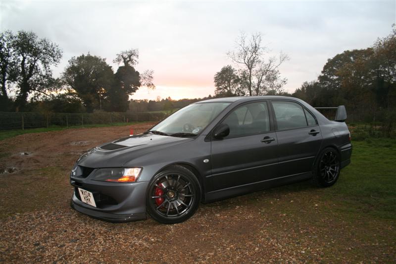 photo 1 Mitsubishi Lancer Evolution custom wheels Advan Rs 18x9.0, ET +29, tire size 245/40 R18. x ET