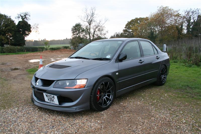 photo 4 Mitsubishi Lancer Evolution custom wheels Advan Rs 18x9.0, ET +29, tire size 245/40 R18. x ET