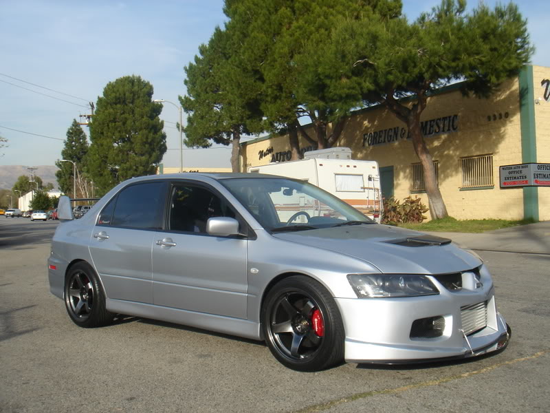 photo 2 Mitsubishi Lancer Evolution custom wheels   18x9.5, ET +22, tire size X R18. 18x9.5 ET+25