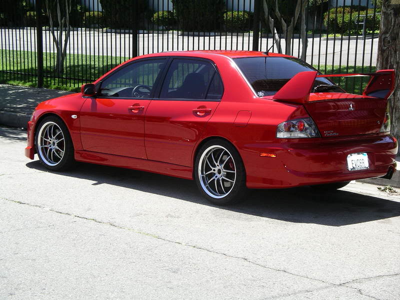 photo 4 Mitsubishi Lancer Evolution custom wheels Work  18x9.0, ET +30, tire size X R18. x ET 