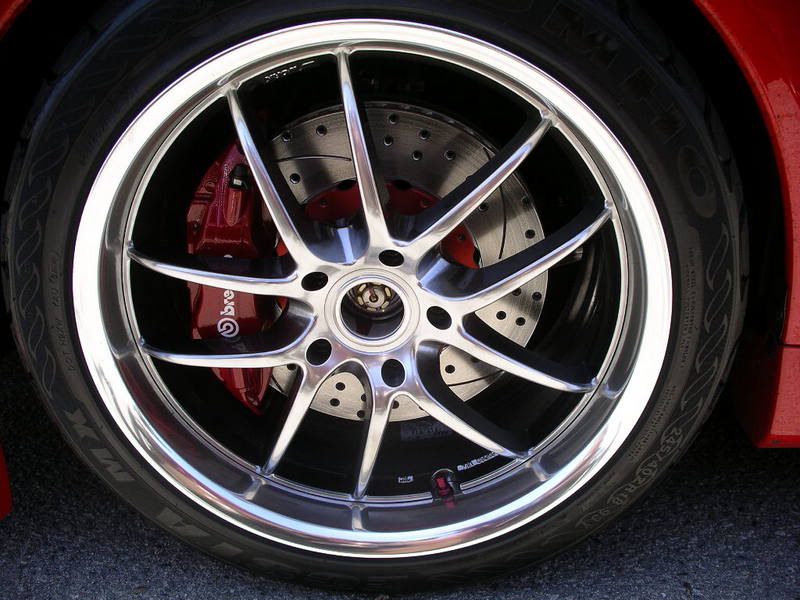 photo 1 Mitsubishi Lancer Evolution custom wheels Work  18x9.0, ET +30, tire size X R18. x ET 