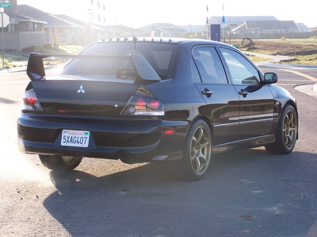 photo 1 Mitsubishi Lancer Evolution custom wheels Advan RGII 18x9.0, ET +29, tire size 255/35 R18. x ET 