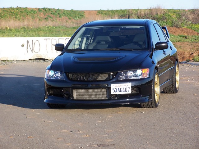 photo 2 Mitsubishi Lancer Evolution custom wheels Advan RGII 18x9.0, ET +29, tire size 255/35 R18. x ET 