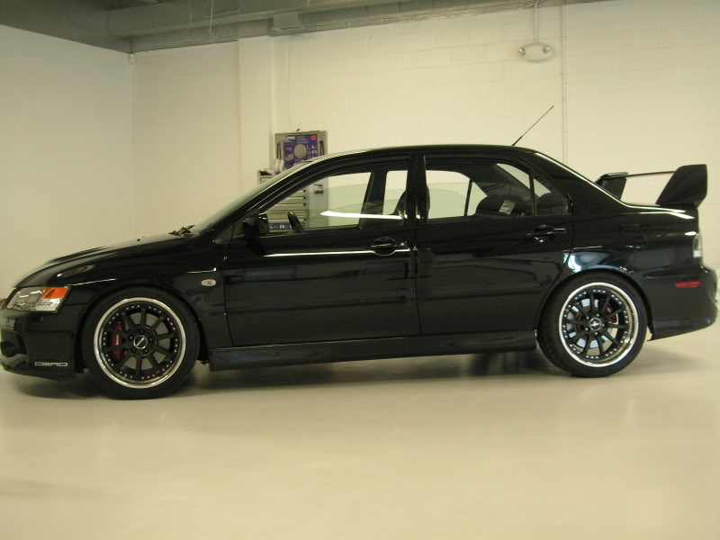 photo 1 Mitsubishi Lancer Evolution custom wheels   18x9.5, ET +26, tire size 265/35 R18. x ET
