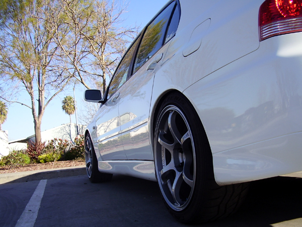 photo 2 Mitsubishi Lancer Evolution custom wheels Advan RGII 18x9.0, ET , tire size 235/40 R18. x ET
