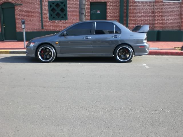 photo 4 Mitsubishi Lancer Evolution custom wheels Rota P45R 18x9.5, ET +22, tire size 245/40 R18. 18x9.5 ET+30