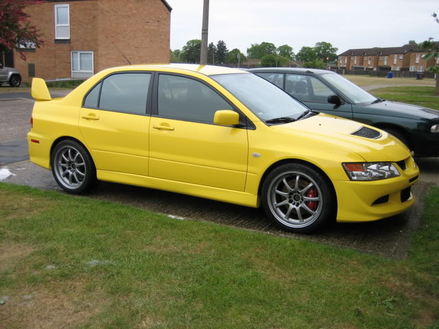 photo 1 Mitsubishi Lancer Evolution custom wheels Work XD9 18x9.0, ET +30, tire size 245/40 R18. x ET
