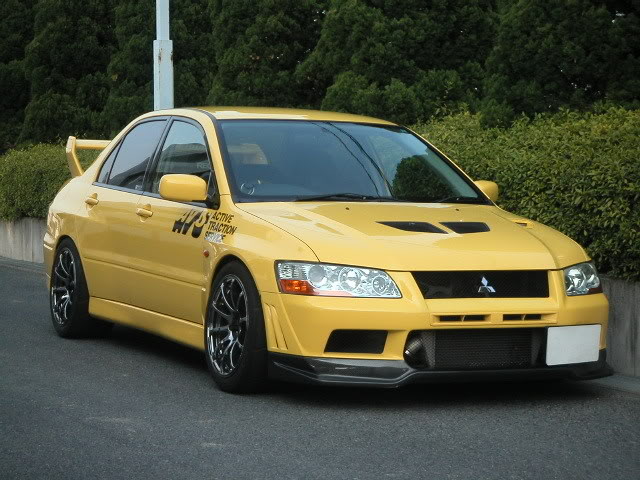 photo 1 Mitsubishi Lancer Evolution custom wheels Advan RS 17x9.5, ET +35, tire size X R17. x ET