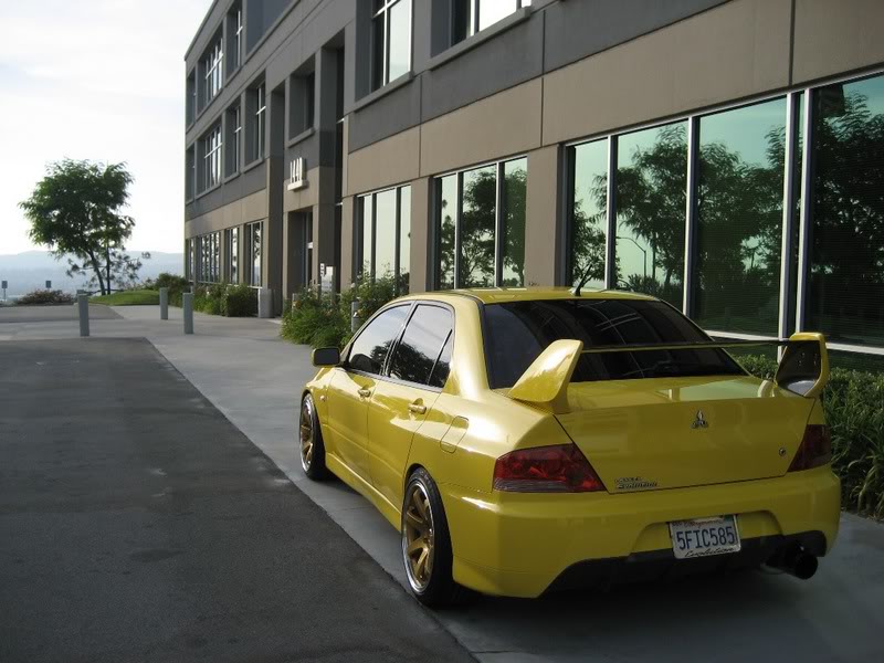 photo 1 Mitsubishi Lancer Evolution custom wheels   18x9.5, ET +15, tire size X R18. x ET