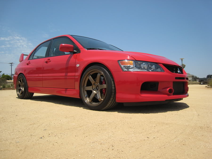 photo 1 Mitsubishi Lancer Evolution custom wheels   18x9.5, ET +22, tire size X R18. 18x9.5 ET+22 