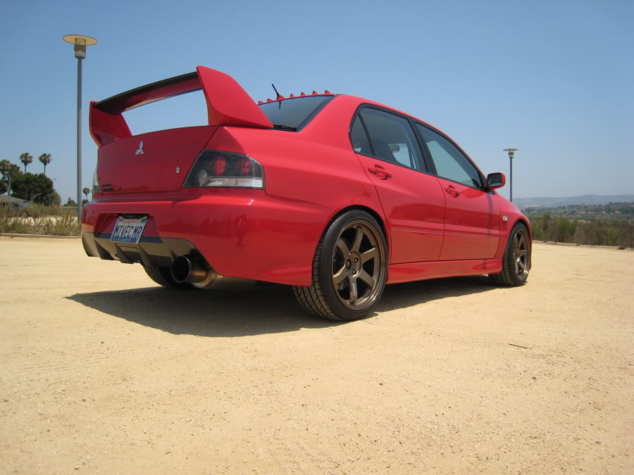 photo 4 Mitsubishi Lancer Evolution custom wheels   18x9.5, ET +22, tire size X R18. 18x9.5 ET+22 