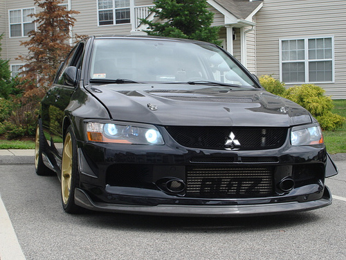 photo 3 Mitsubishi Lancer Evolution custom wheels Advan Racing  RGII 18x9.0, ET +22, tire size 255/35 R18. x ET 