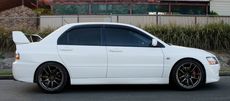 photo 3 Mitsubishi Lancer Evolution custom wheels   18x9.5, ET +20, tire size 255/35 R18. x ET 