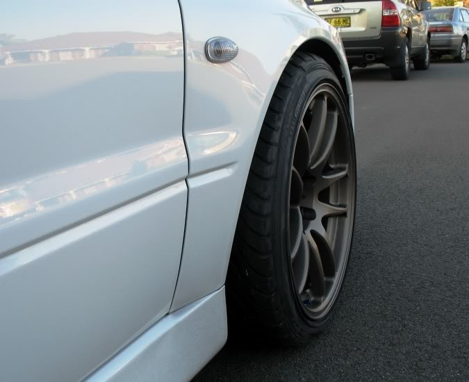 photo 5 Mitsubishi Lancer Evolution custom wheels   18x9.5, ET +20, tire size 255/35 R18. x ET 