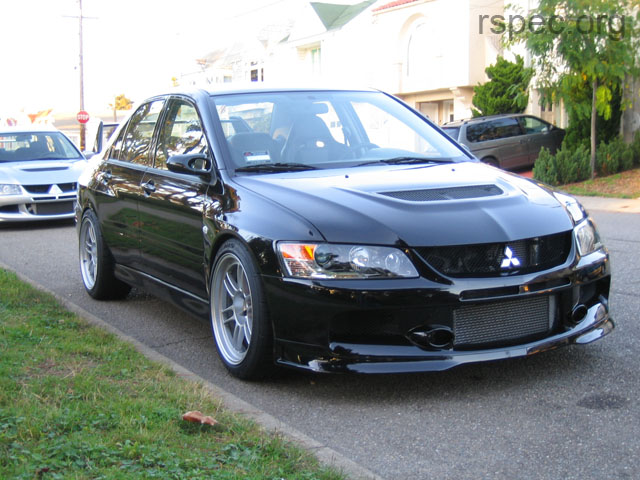 photo 3 Mitsubishi Lancer Evolution custom wheels Enkei RPF1 18x9.5, ET +15, tire size 245/40 R18. x ET