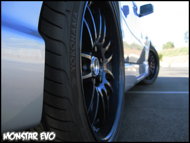 photo 1 Mitsubishi Lancer Evolution custom wheels Volk  18x9.5, ET +28, tire size 255/35 R18. x ET