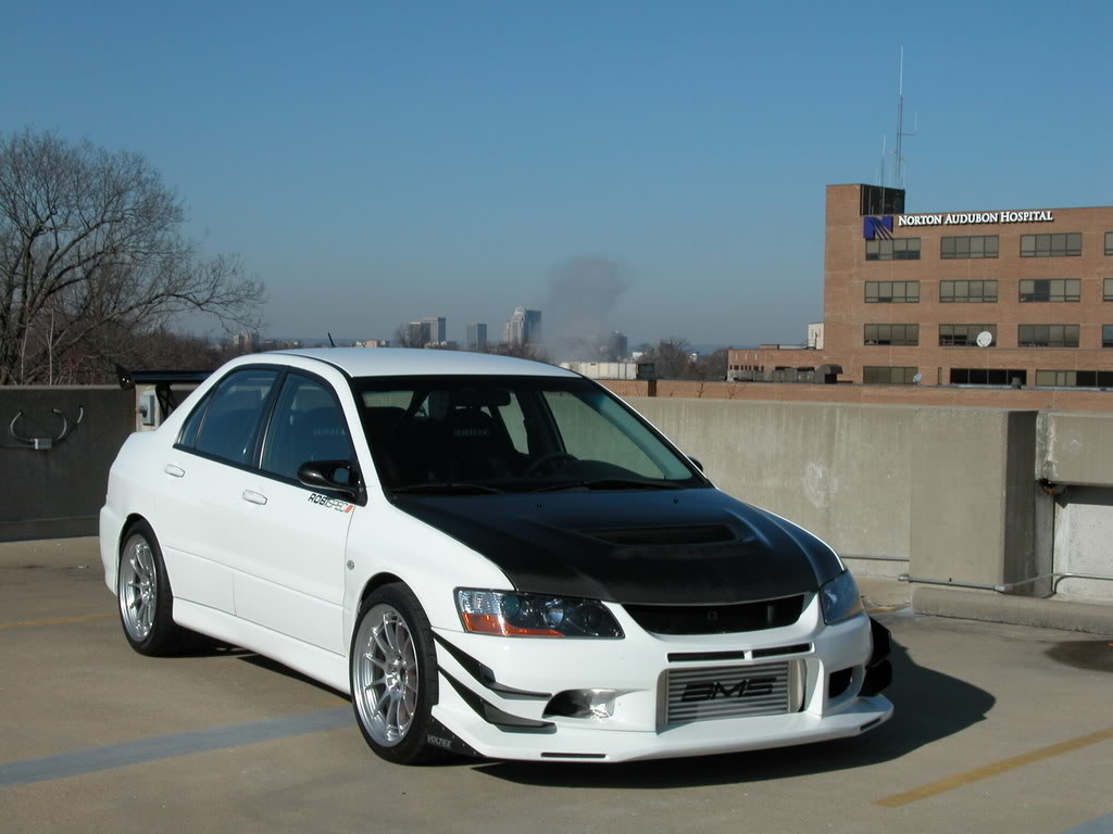 photo 1 Mitsubishi Lancer Evolution custom wheels Enkei NT03+M 18x9.5, ET +40, tire size X R18. x ET