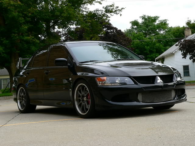 photo 1 Mitsubishi Lancer Evolution custom wheels   18x9.5, ET , tire size 245/40 R18. x ET