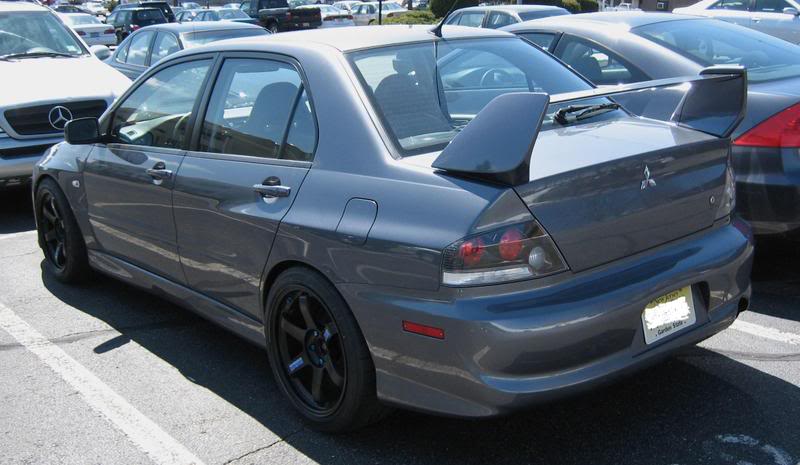 photo 5 Mitsubishi Lancer Evolution custom wheels Volk TE37 18x9.5, ET +22, tire size 245/40 R18. x ET 