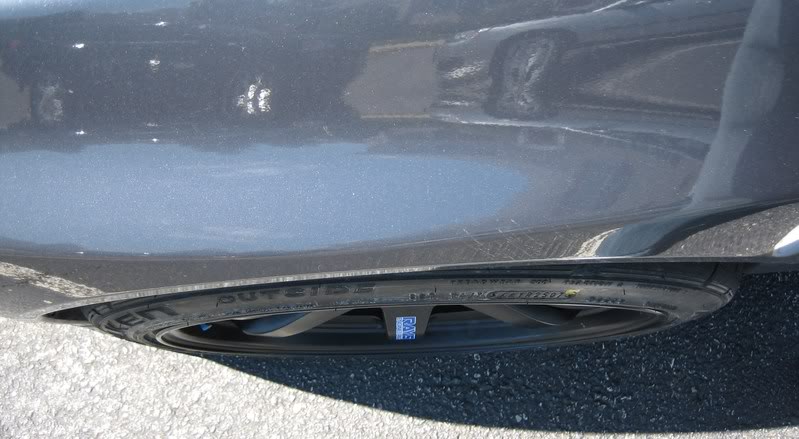 photo 2 Mitsubishi Lancer Evolution custom wheels Volk TE37 18x9.5, ET +22, tire size 245/40 R18. x ET 