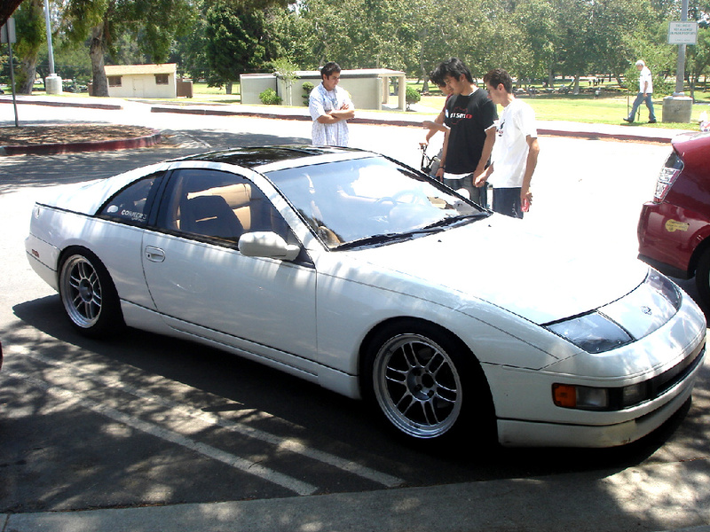 photo 1 Nissan 300ZX 2-seat custom wheels Enkei RPF1 17x10.0, ET +15, tire size 255/40 R17. x ET