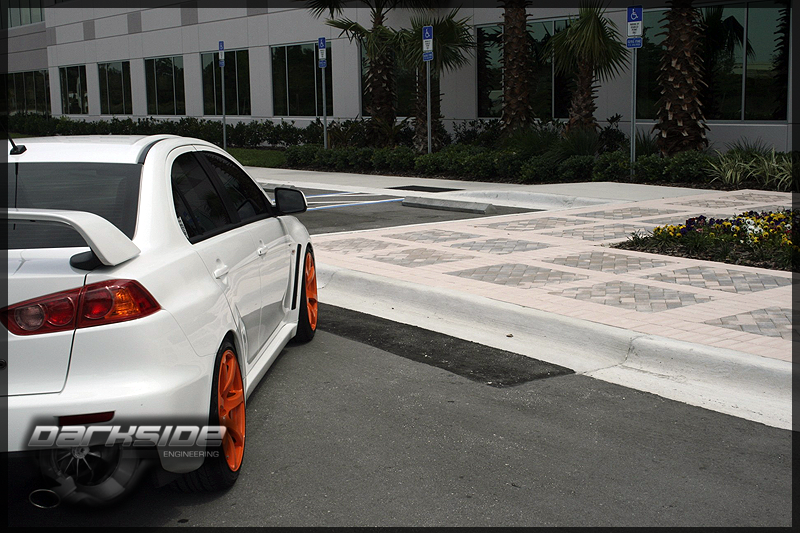 photo 4 Mitsubishi Lancer Evolution custom wheels Work XT7 18x9.5, ET +20, tire size X R18. x ET