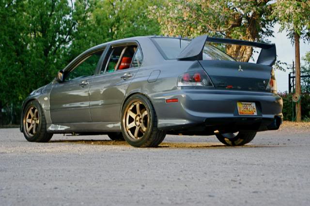 photo 4 Mitsubishi Lancer Evolution custom wheels   18x9.5, ET +22, tire size 255/40 R18. x ET 